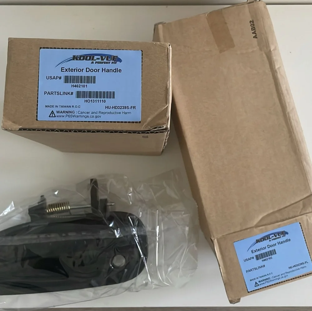 Exterior Door Handle Set Compatible with 1996-2000 Honda Civic Front